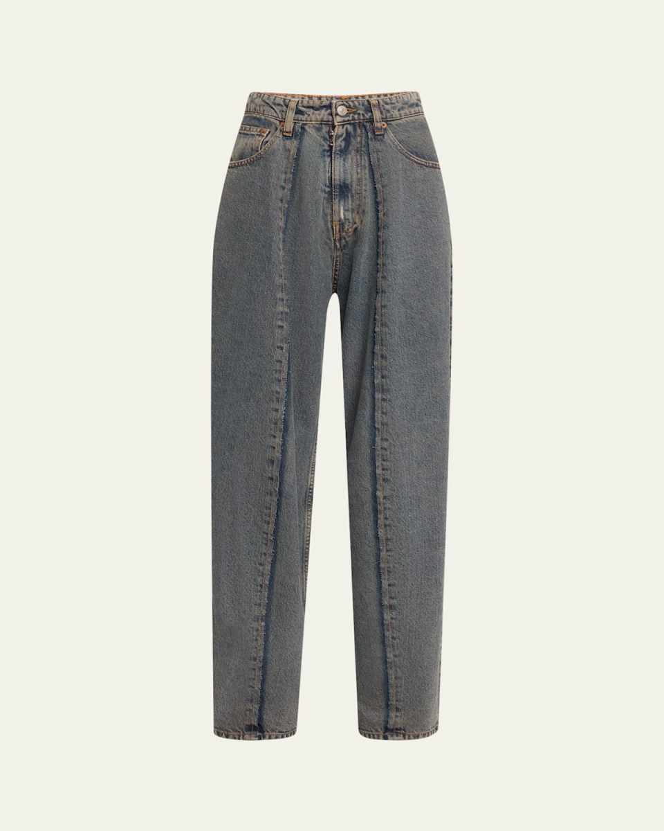 Seamed 5-Pocket Jeans